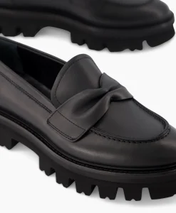 Fashion Loafer Natalia Moc Zwart Dames Instappers