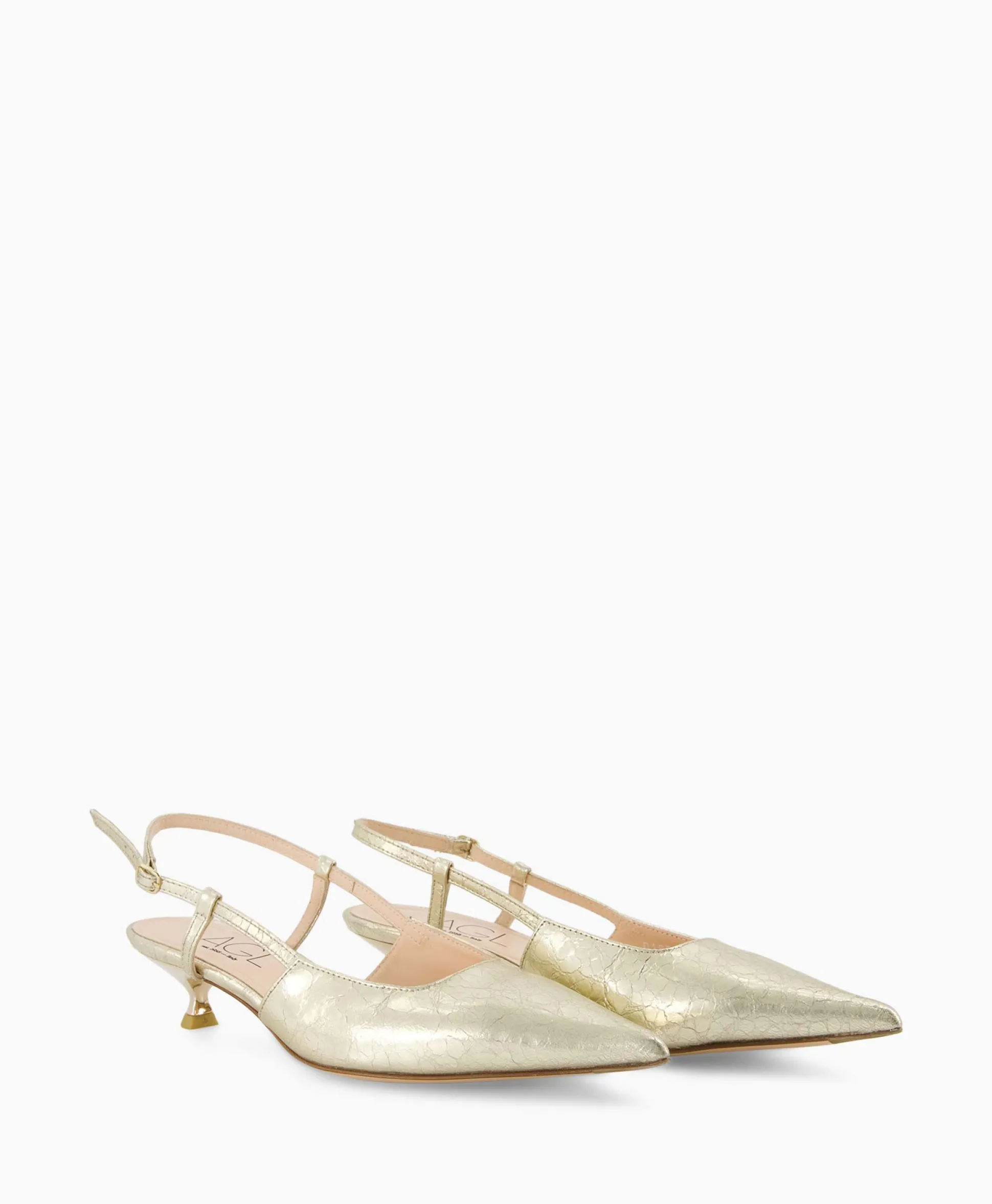 Shop Pump Lenor Sling Goud Dames Pumps