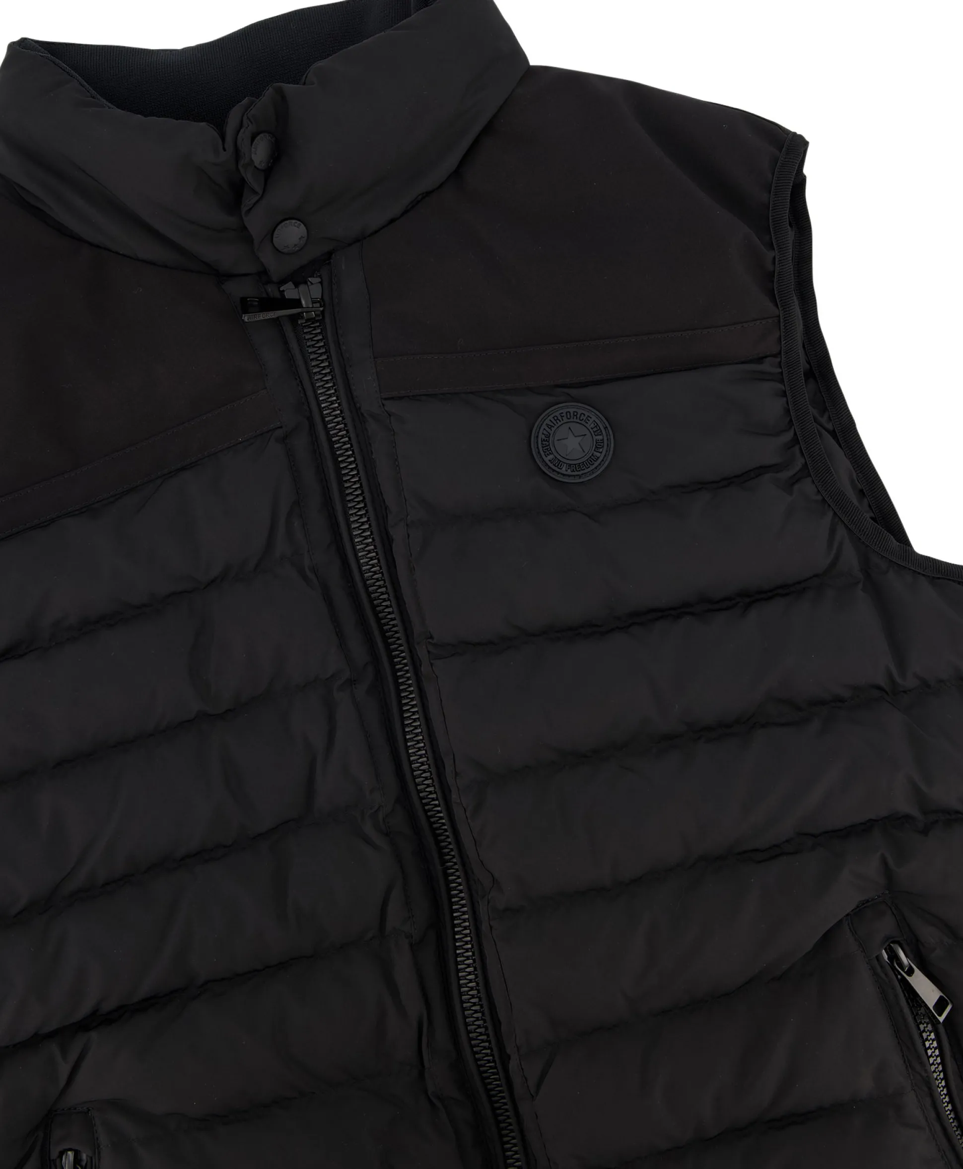 Shop Bodywarmer Jas Zwart Heren Jassen