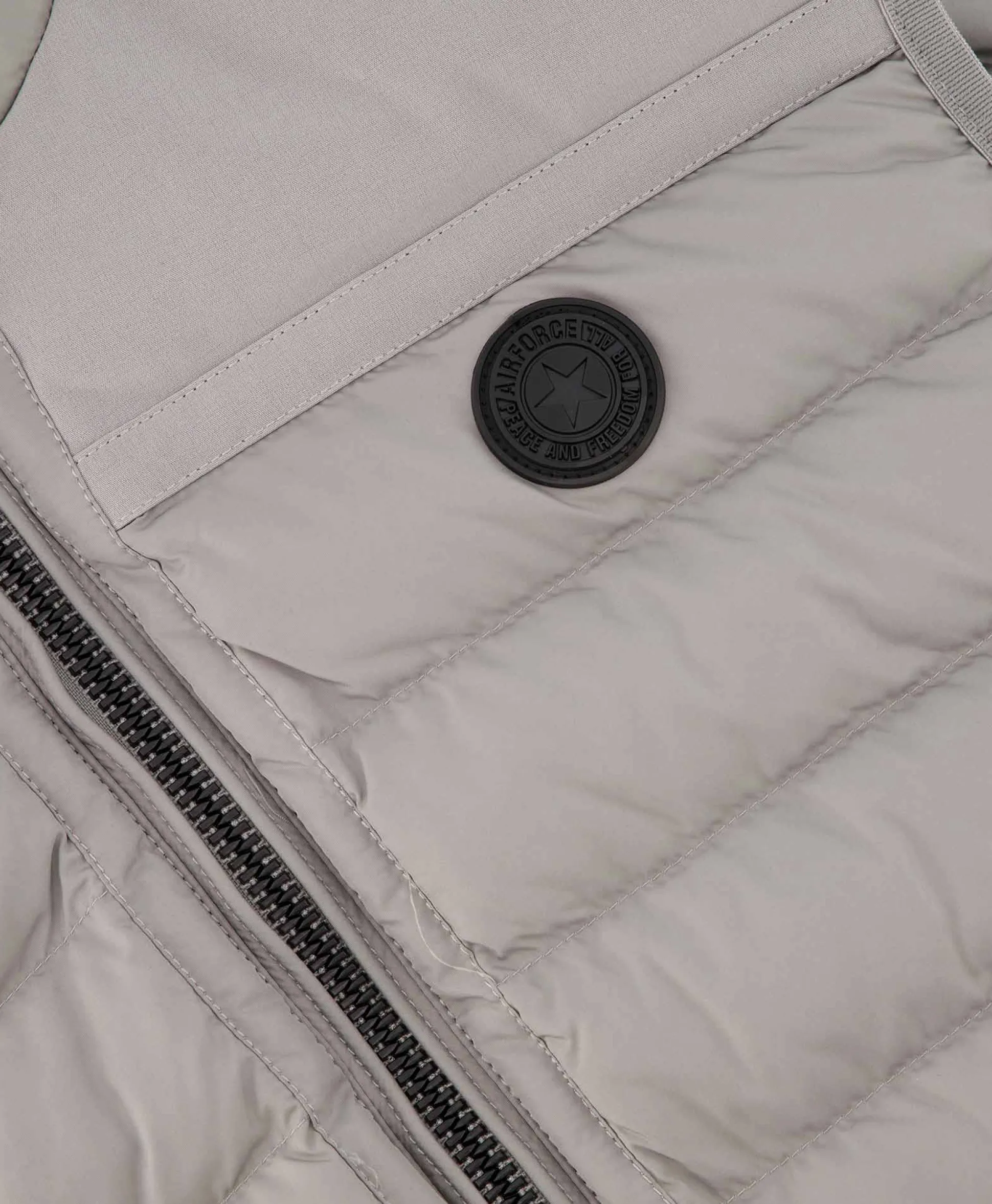 Store Bodywarmer Padded Grijs Heren Jassen