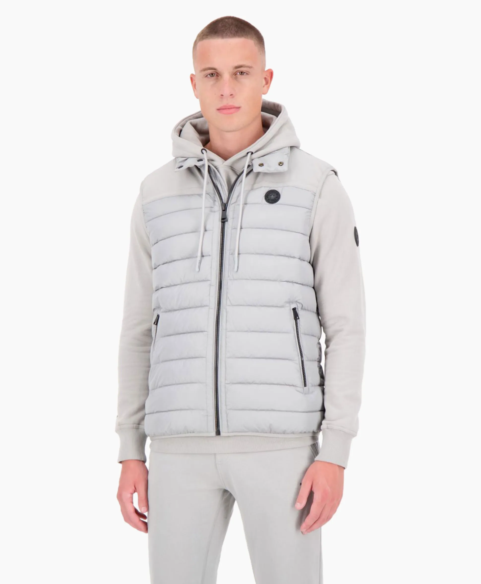 Store Bodywarmer Padded Grijs Heren Jassen