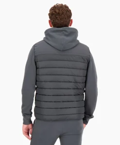 Cheap Bodywarmer Padded Donkergrijs Heren Jassen