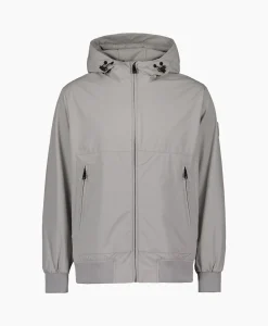 Outlet Jack Hooded Four-Fay Stretch Grijs Heren Jassen