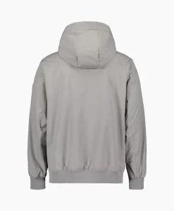 Outlet Jack Hooded Four-Fay Stretch Grijs Heren Jassen