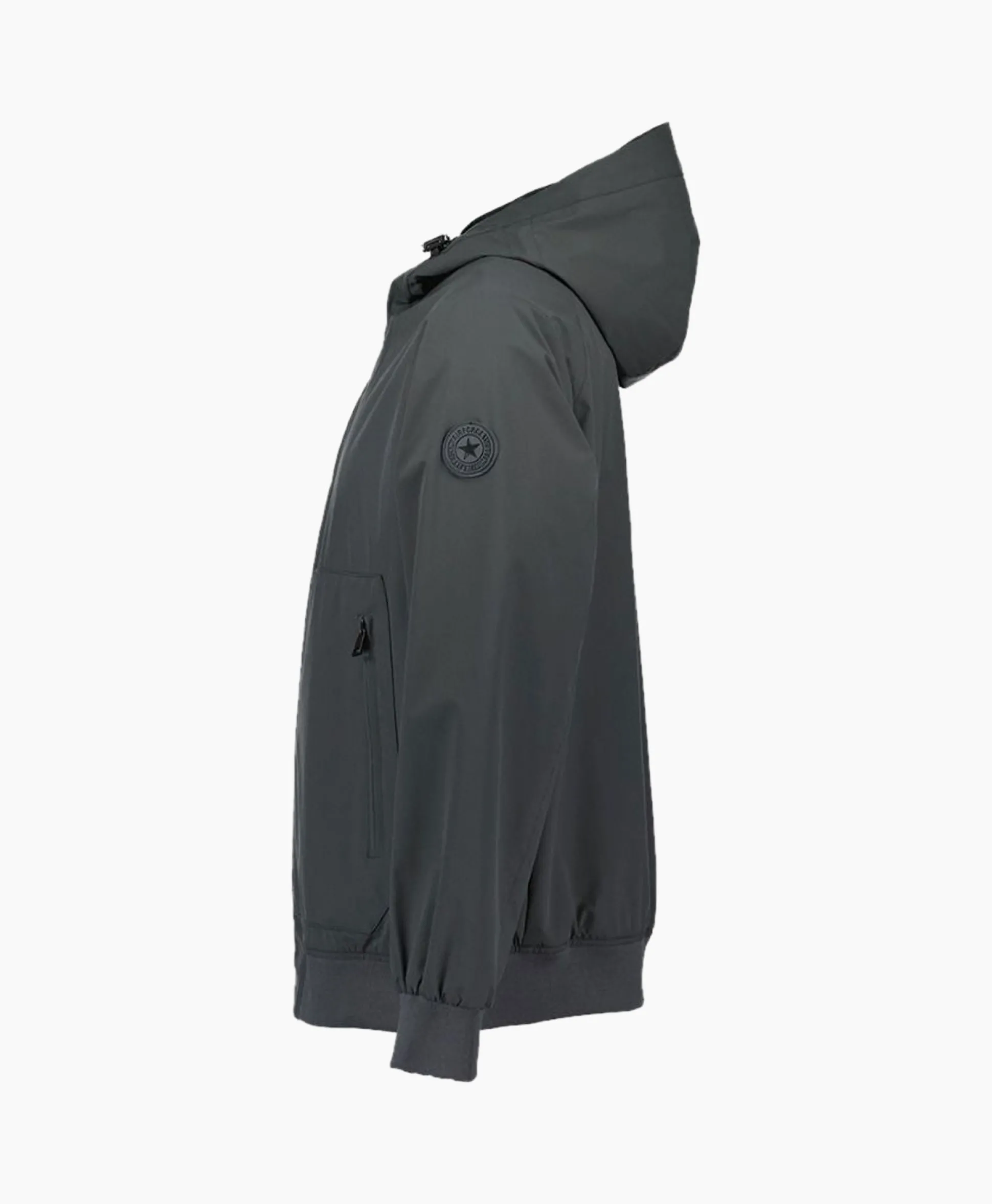 Best Jack Hooded Four-Fay Stretch Donker Grijs Heren Jassen