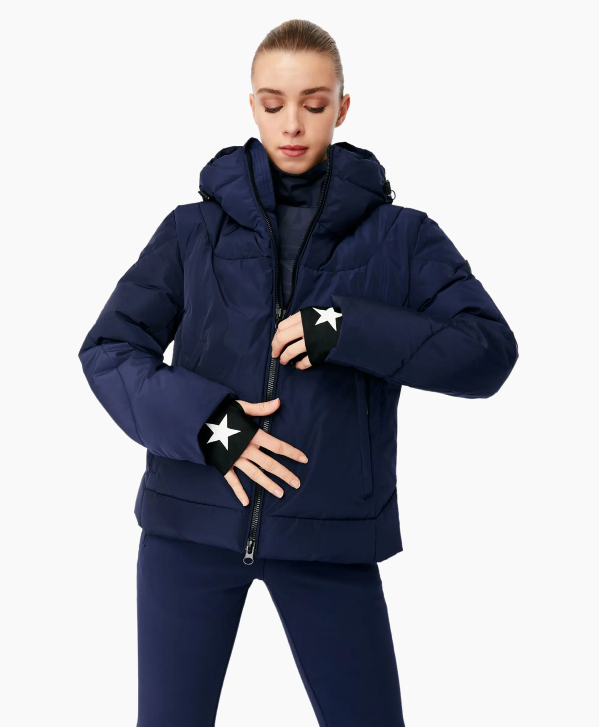 Fashion Jas Big Sky Donker Blauw Dames Jassen