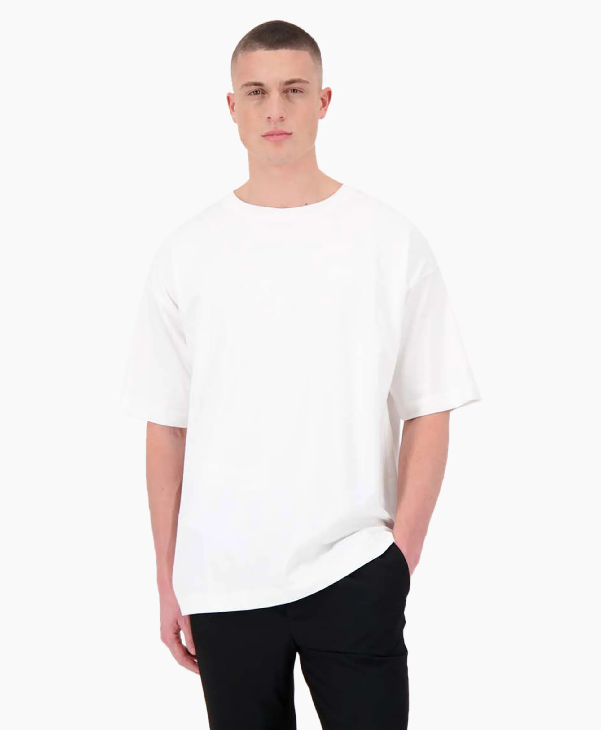Online T-Shirt Korte Mouw Oversized Ttt Embro Wit Heren T-Shirts