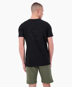 Shop T-Shirt Wording/Logo Zwart Heren T-Shirts