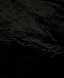 Cheap Bomberjack Ladies Woven Oversized Velvet Zwart Dames Jassen