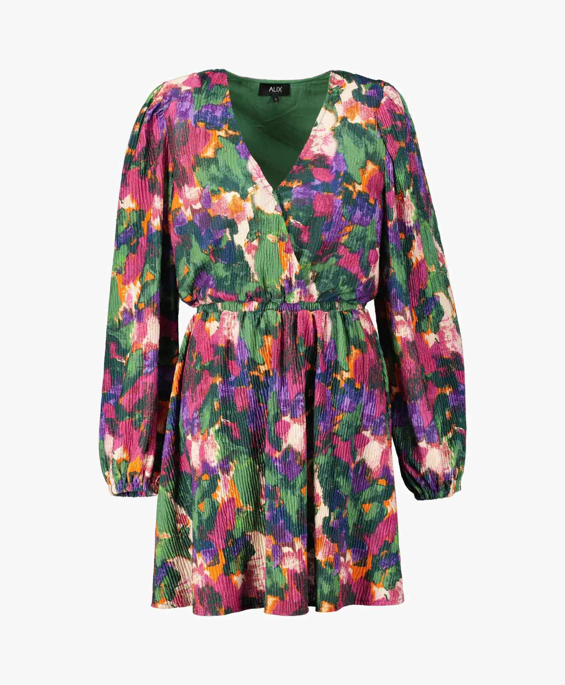 Online Mini Jurk Woven Camouflage Flower Zwart Dames Bruiloftskleding