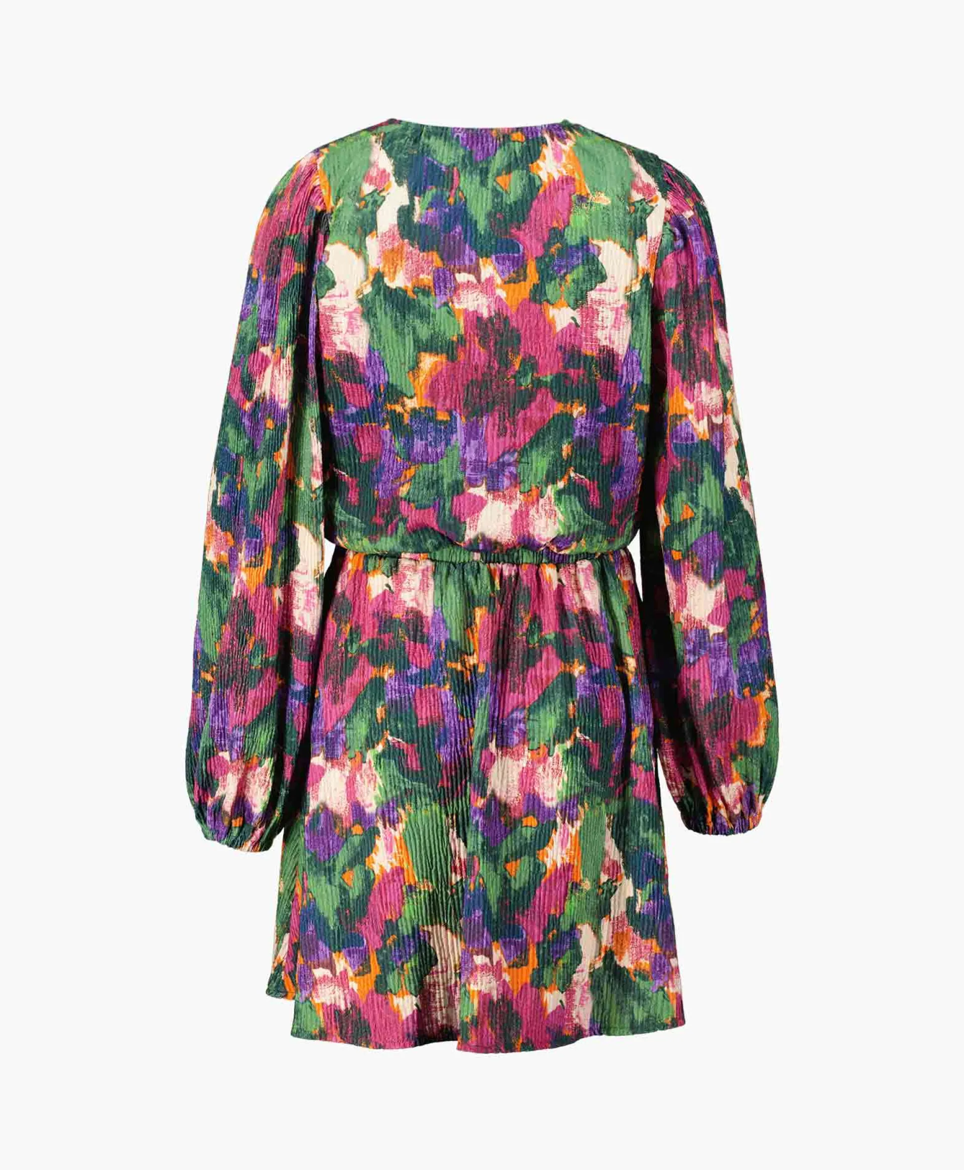 Online Mini Jurk Woven Camouflage Flower Zwart Dames Bruiloftskleding