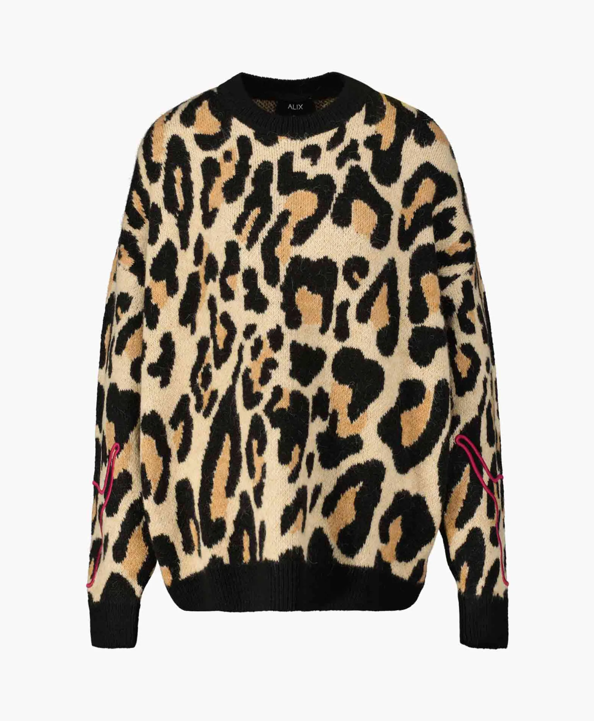 Best Sale Pullover Knitted Jaguar Bruin Dames Truien