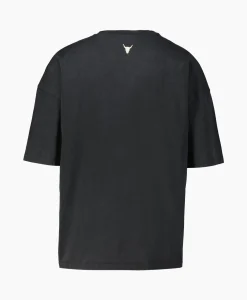 New T-Shirt Korte Mouw Knitted Bull Zwart Dames T-Shirts & Tops