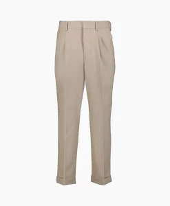 New Broek Carott Fit Taupe Heren Broeken