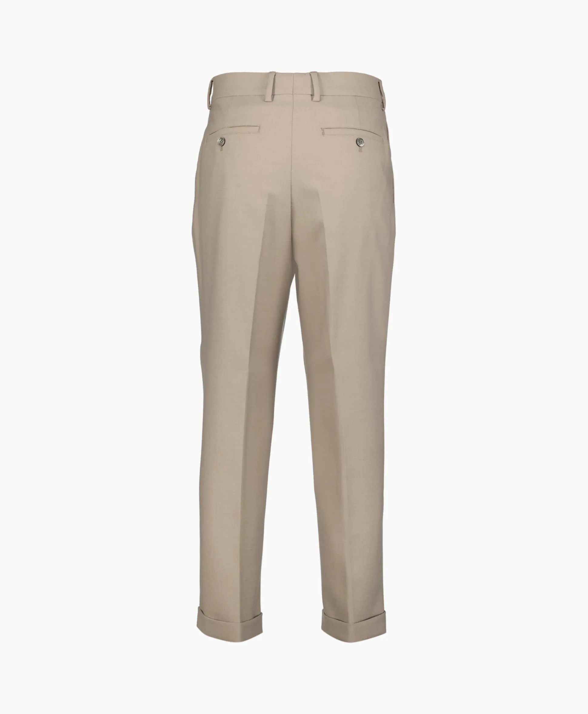 New Broek Carott Fit Taupe Heren Broeken
