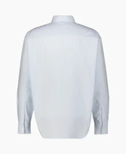 Hot Overhemd Boxy Fit Licht Blauw Heren Overhemden