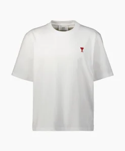 New T-Shirt Korte Mouw Ami De Coeur Off White Heren T-Shirts