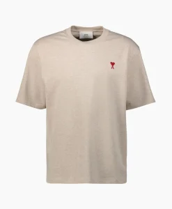 Flash Sale T-Shirt Korte Mouw Ami De Coeur Ecru Heren T-Shirts