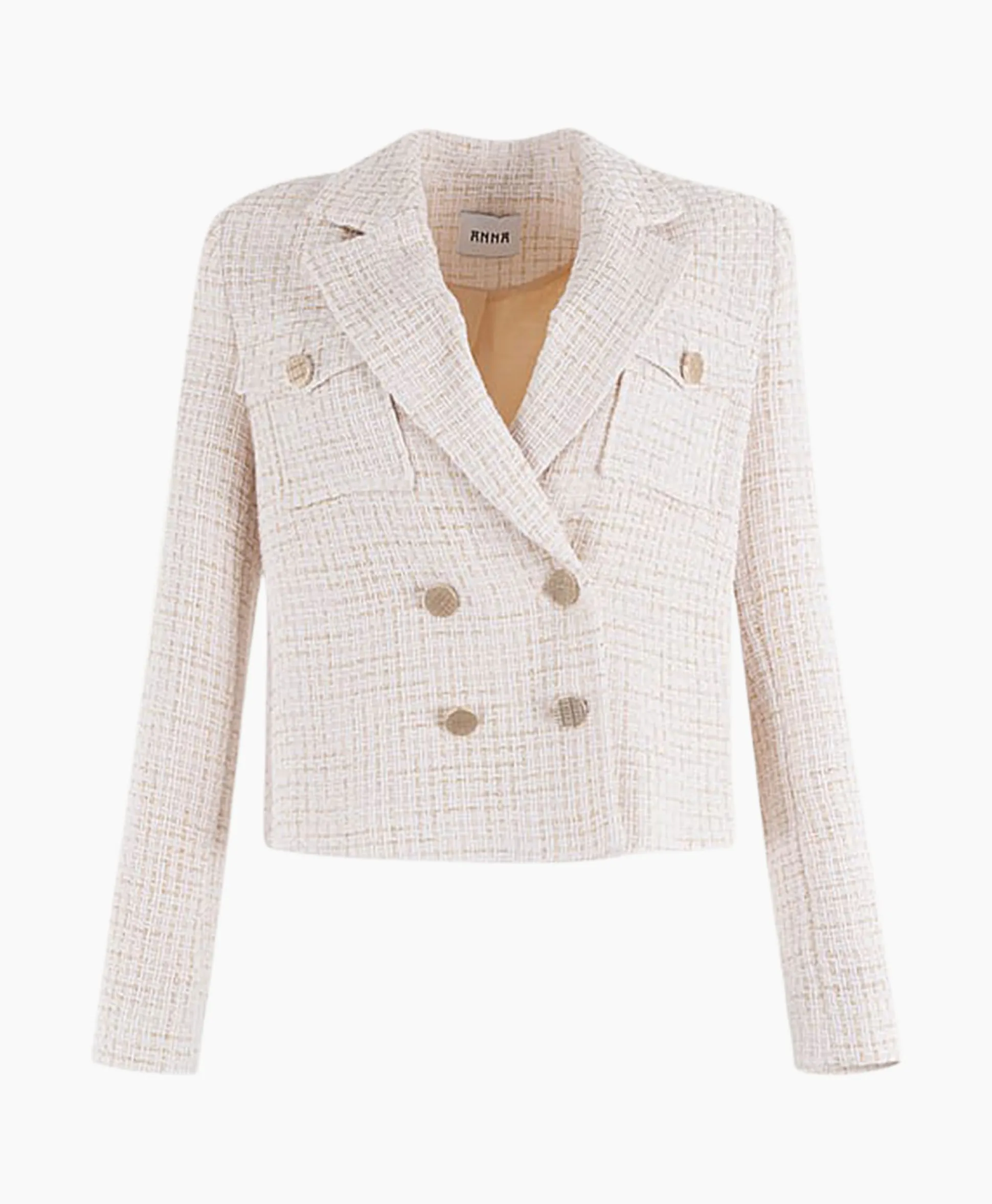 Fashion Blazer 33A01-02613 Off White Dames Blazers