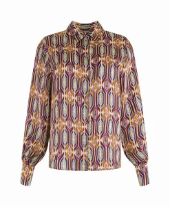 Shop Blouse 32A05-03313 Beige Dames Blouses