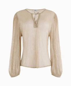 Sale Blouse 26A05-03428 Goud Dames Blouses