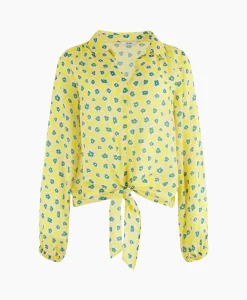 Fashion Blouse 43A05-03377 Licht Groen Dames Blouses