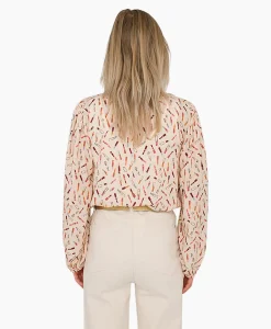 Online Blouse 74A05-03220A Rood Dames Blouses