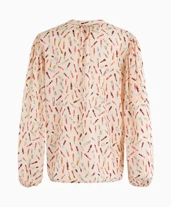 Online Blouse 74A05-03220A Rood Dames Blouses