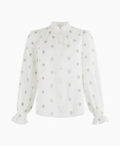 Best Blouse 17A05-03172B-1 Off White Dames Blouses