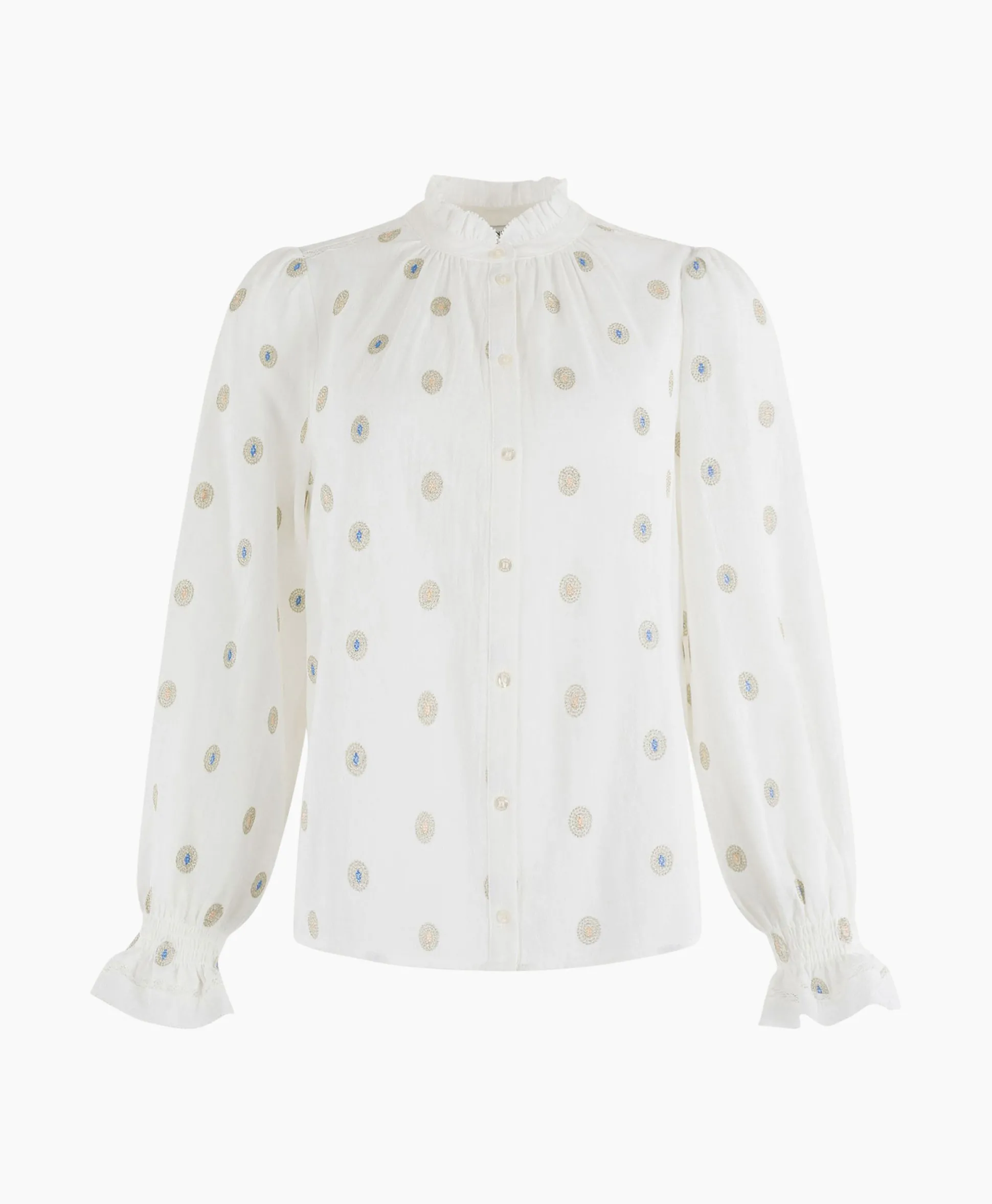 Best Blouse 17A05-03172B-1 Off White Dames Blouses