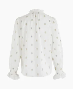 Best Blouse 17A05-03172B-1 Off White Dames Blouses