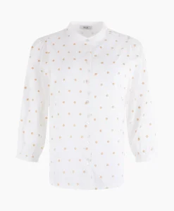 Sale Blouse 17A05-03065C Off White Dames Blouses