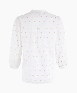 Sale Blouse 17A05-03065C Off White Dames Blouses