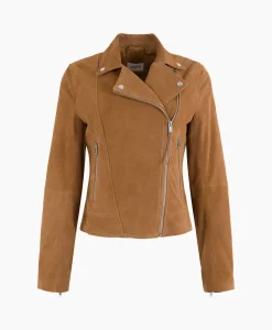 Sale Gilet 12A01-02669 Bruin Dames Gilets