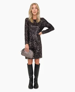 Sale Jurk 74A06-03642 Zwart Dames Jurken