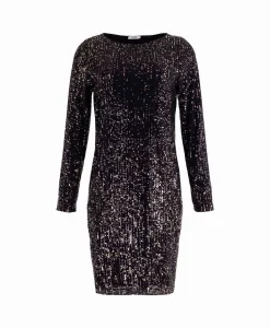 Sale Jurk 74A06-03642 Zwart Dames Jurken