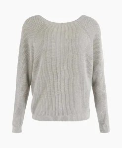 Best Sale Pullover 21A09-02818B Licht Grijs Dames Truien