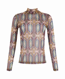 Store T-Shirt 26A04-03587A Blauw Dames T-Shirts & Tops