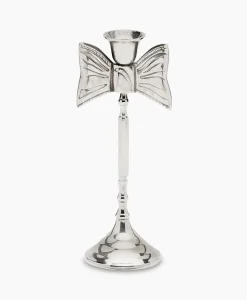 Online Accessoires Lady Bow Candle Holder Zilver Lifestyle Lifestyle
