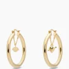 Hot Oorbellen Love Story Hoop Earrings Silver Goldplat Goud Dames Sieraden