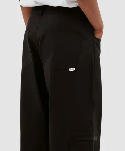 Sale Broek Nylon Double Knee Pocket Zwart Heren Broeken