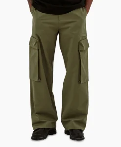 Best Sale Broek Oversize 3D Pocket Donker Groen Heren Broeken