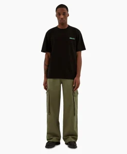 Best Sale Broek Oversize 3D Pocket Donker Groen Heren Broeken