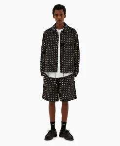 Best Sale Korte Broek Heat Print Zwart Heren Broeken