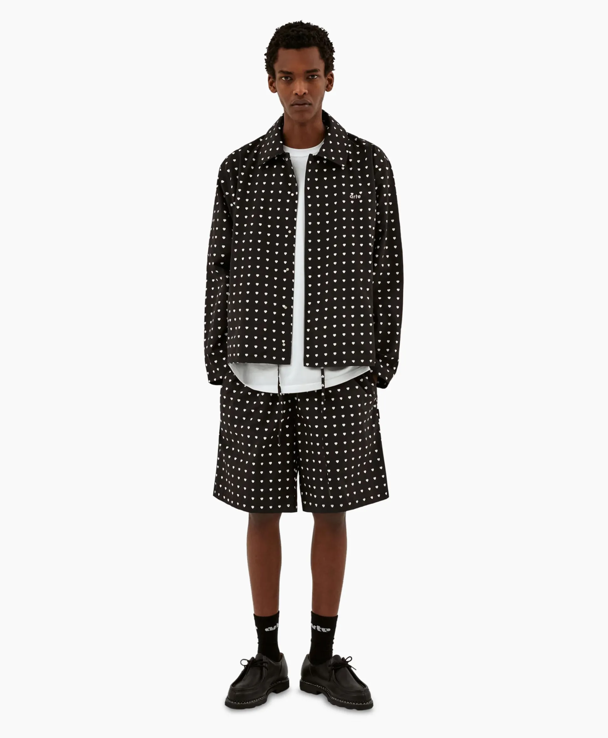 Best Sale Korte Broek Heat Print Zwart Heren Broeken