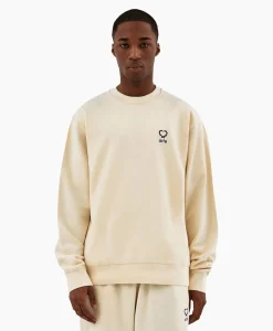 Discount Sweater Hearts Leaves Arte Logo Chest Off White Heren Truien