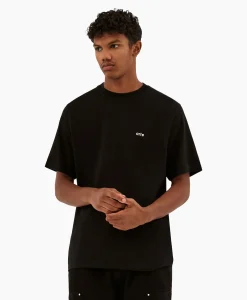 Discount T-Shirt Korte Mouw Heart Rings Back Print Zwart Heren T-Shirts