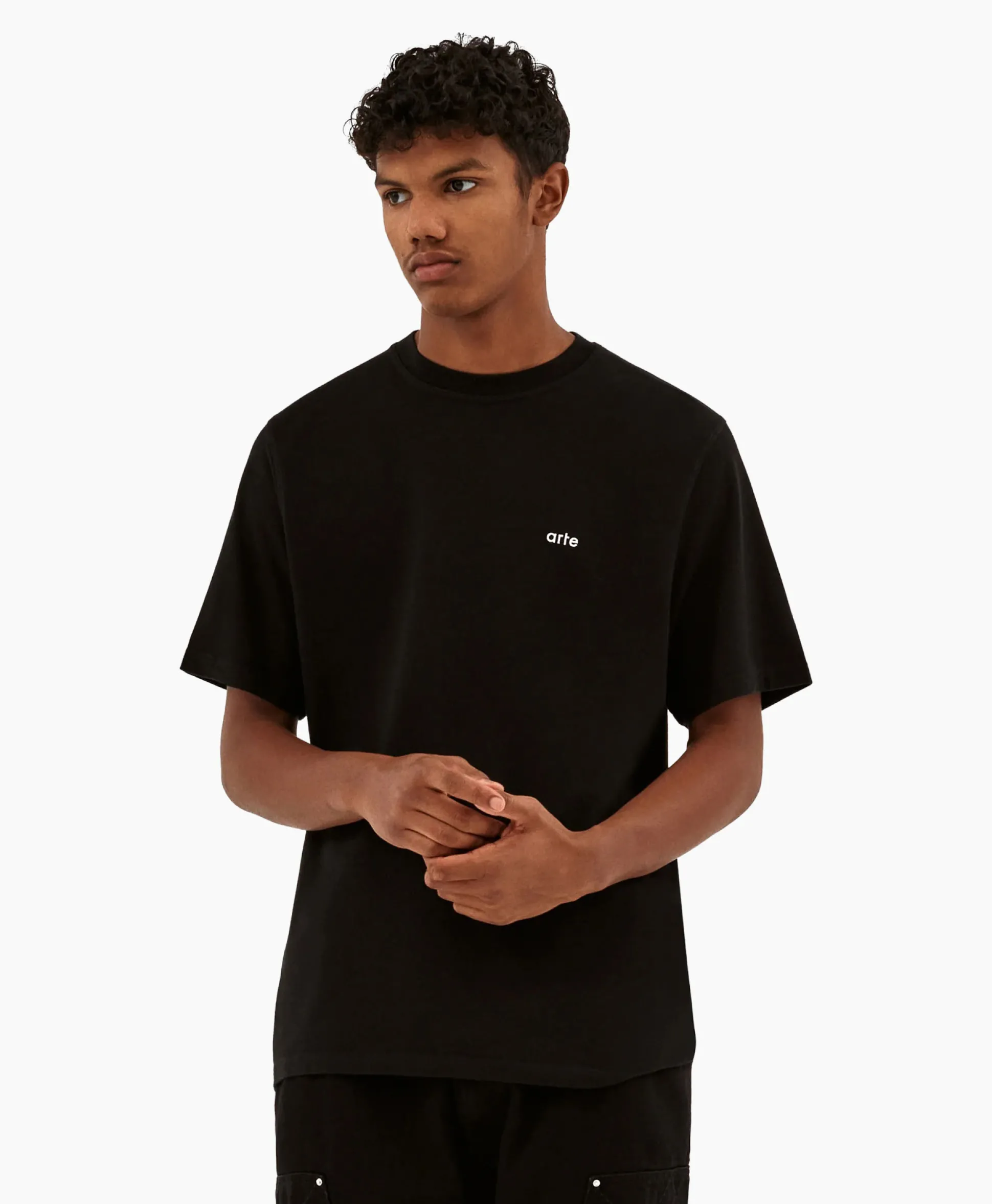 Discount T-Shirt Korte Mouw Heart Rings Back Print Zwart Heren T-Shirts