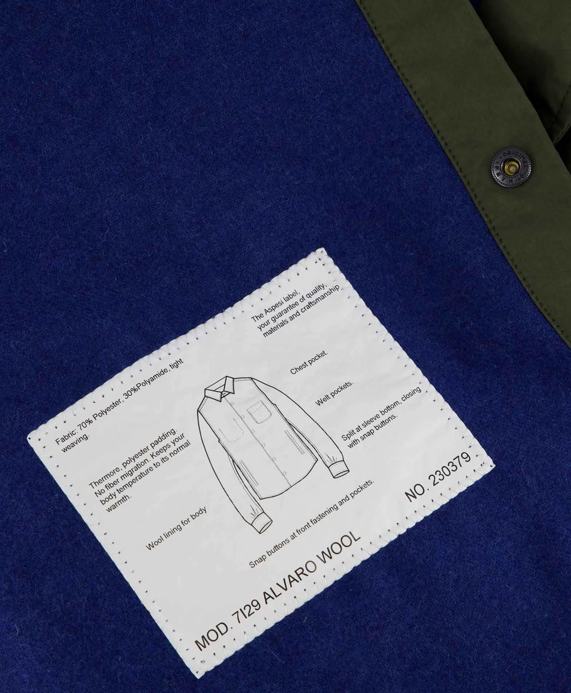 New Overhemd Camicia Alvaro Wool Donker Groen Heren Overhemden