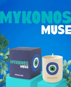 New Kaars Mykonos Muse - Travelfrom Home Candle Diversen Lifestyle Lifestyle